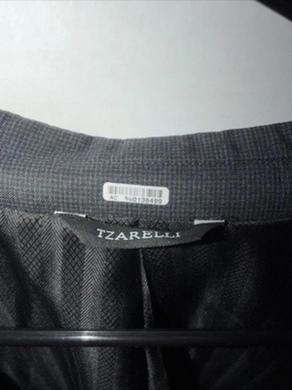 Mens Gray Blazer Pure New Wool Size 44L By Tzarelli